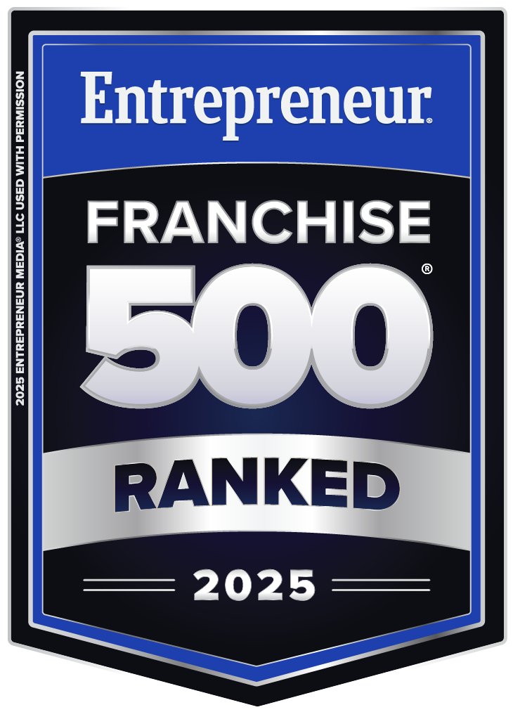 Entrepreneur Franchise 500 badge — 911 Restoration ranked #448, 2025
